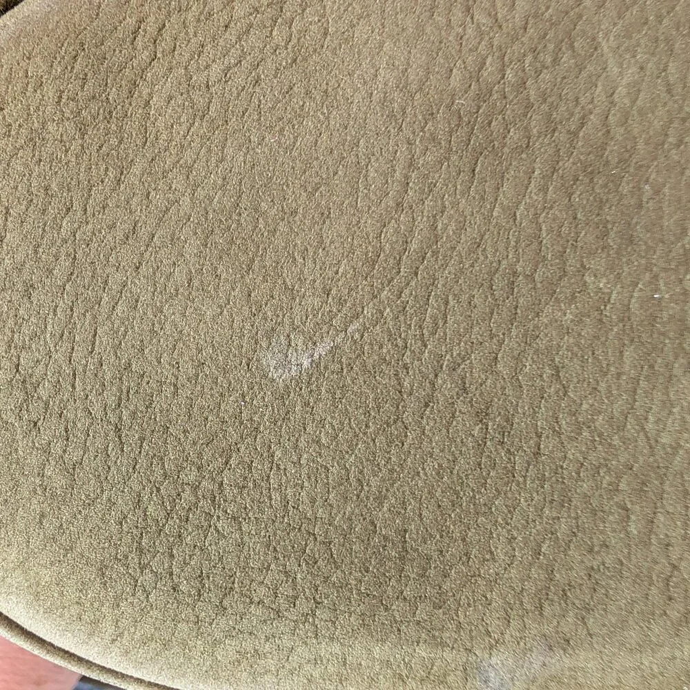 RARE Coach Pebbled Leather Olive Green Bucket N5M‑4933 w/ Dusty - Picture 9 of 16